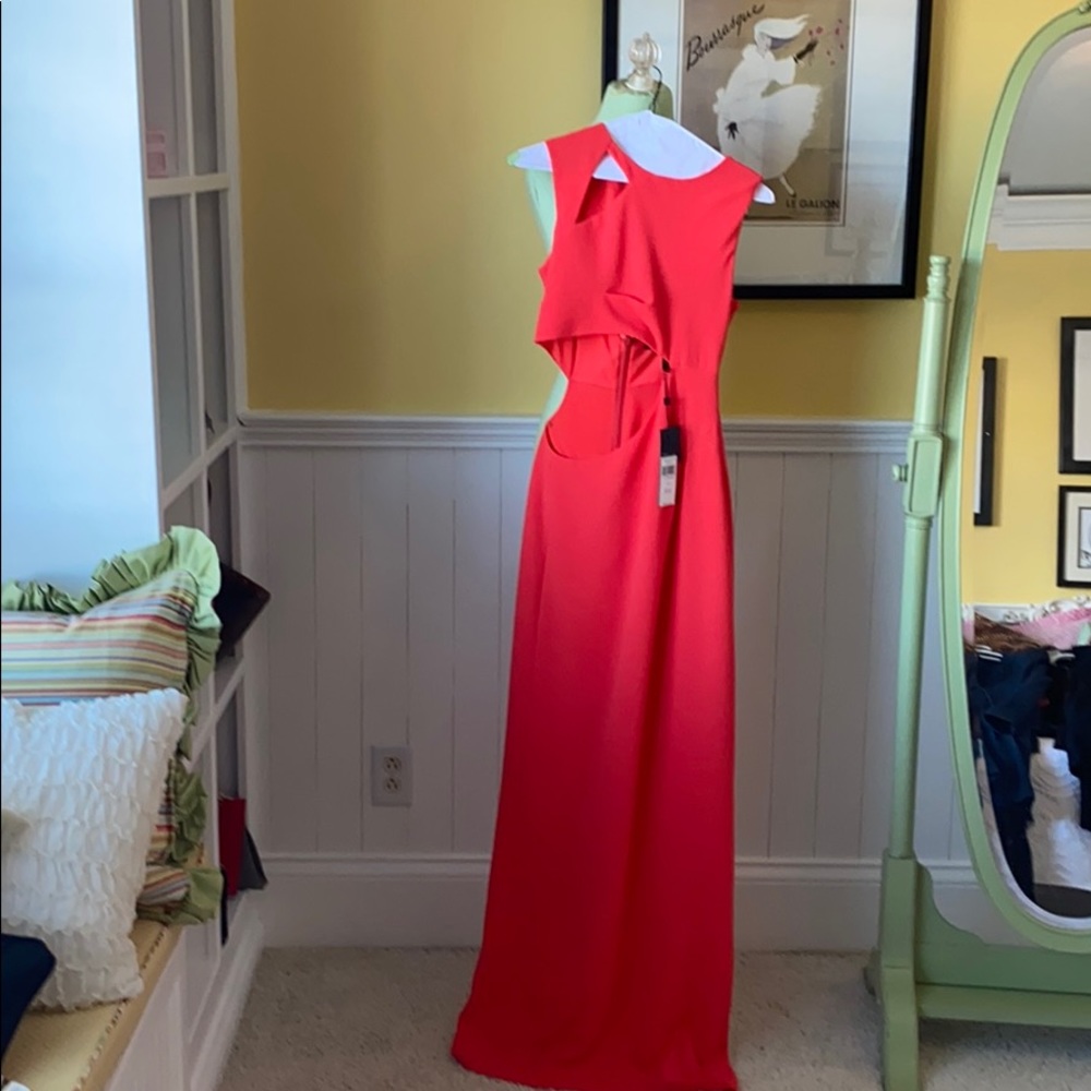 BCBG Kimora poppy red gown